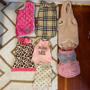Lot of Dog or pet clothes
